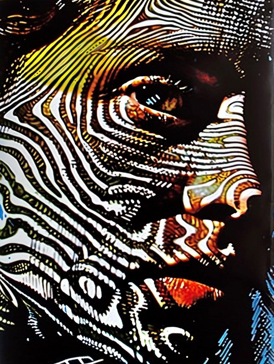 Psychedelic Tribal Portrait - Image 3