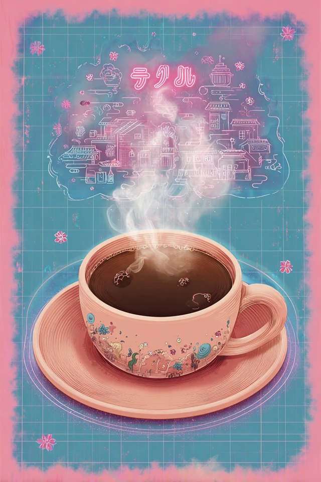 Neon Blossom Serenity - Image 4