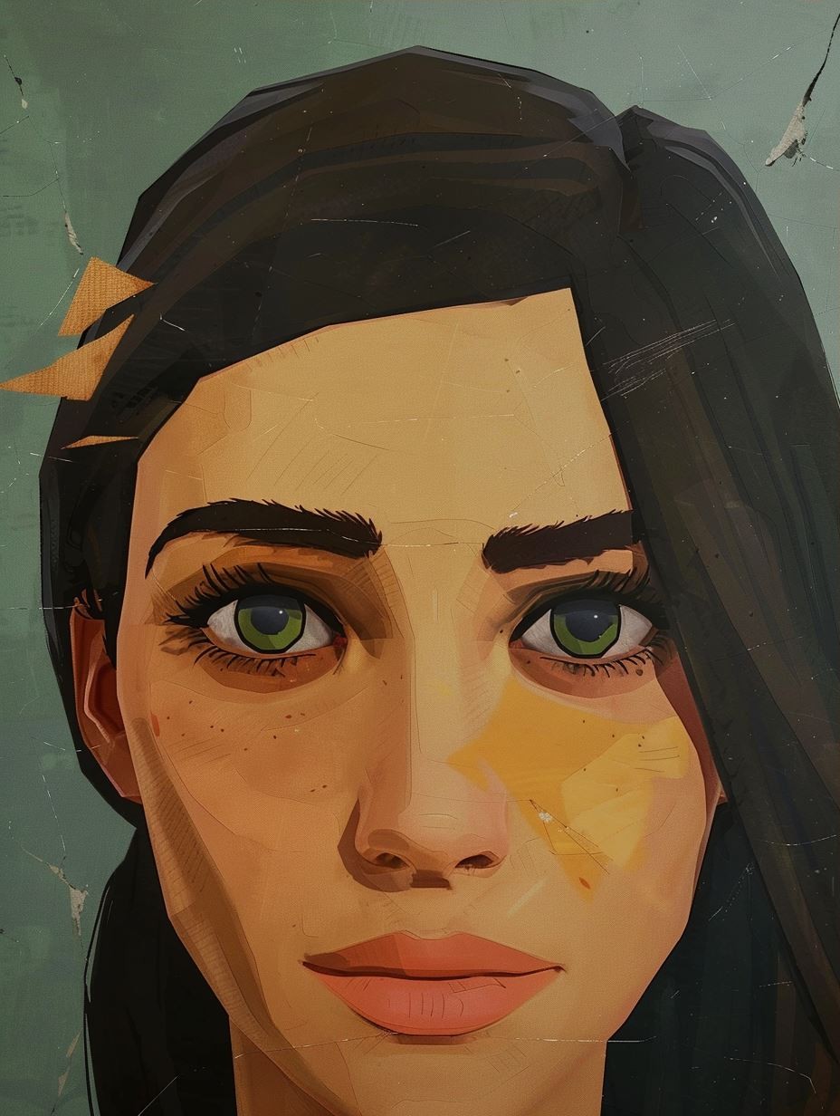 Abstract Painted Gaze - Image 3