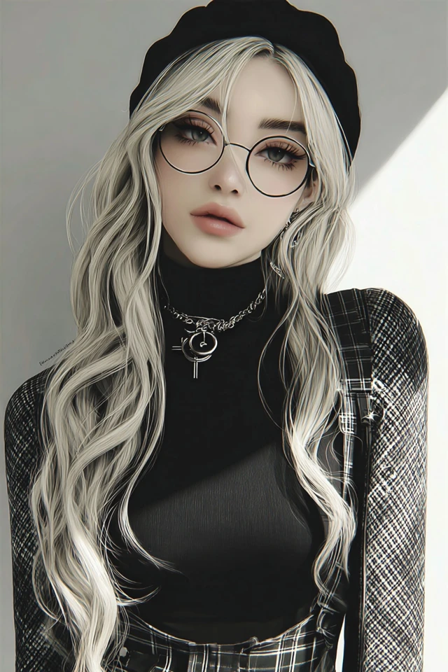 Silver Elegance Noir - Image 1