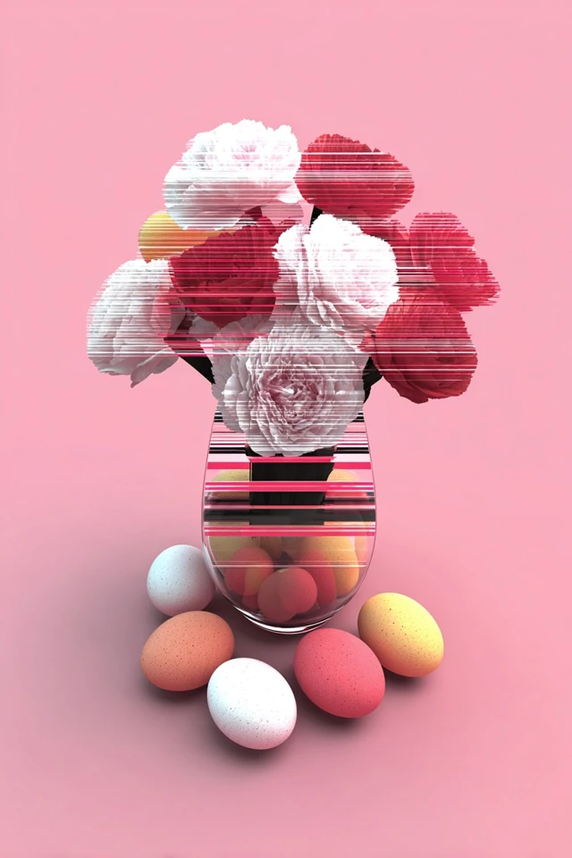 Neon Glitch Portrait - Image 3
