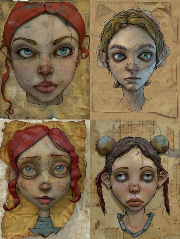 Haunting Hand Drawn Character Studies