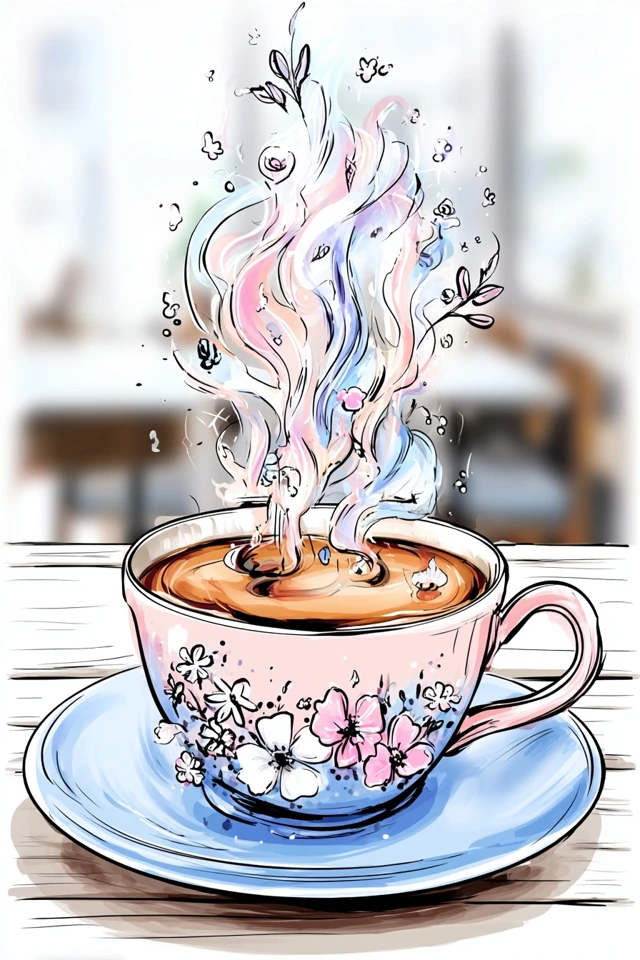 Whimsical Art and Floral Illustrations - Image 4