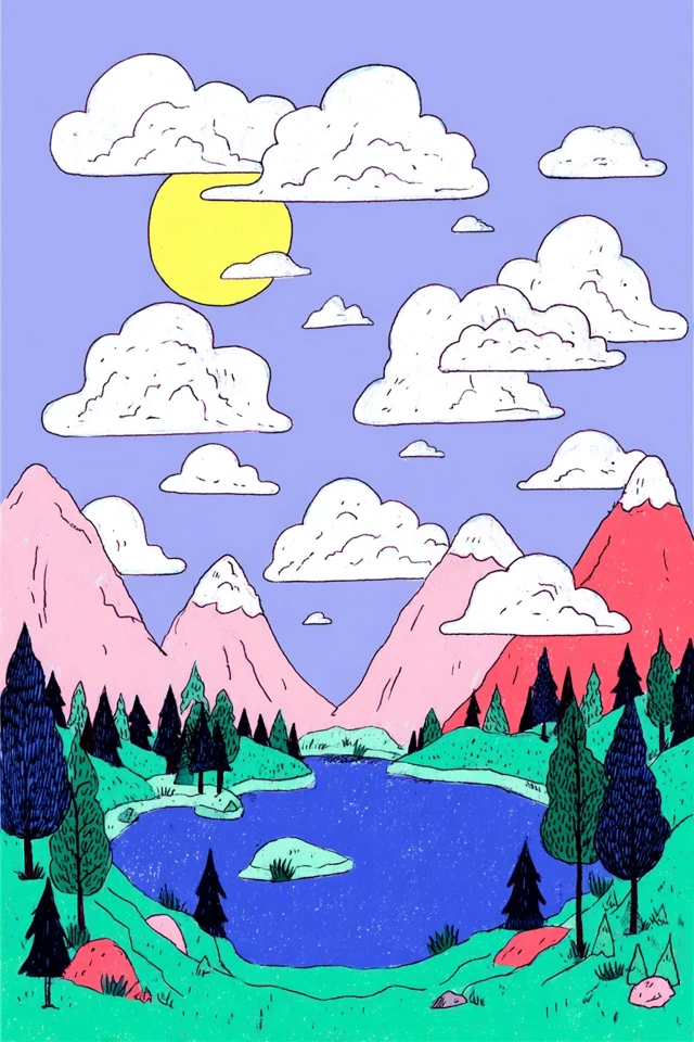 Vibrant Pop Art Quad Collage - Image 2