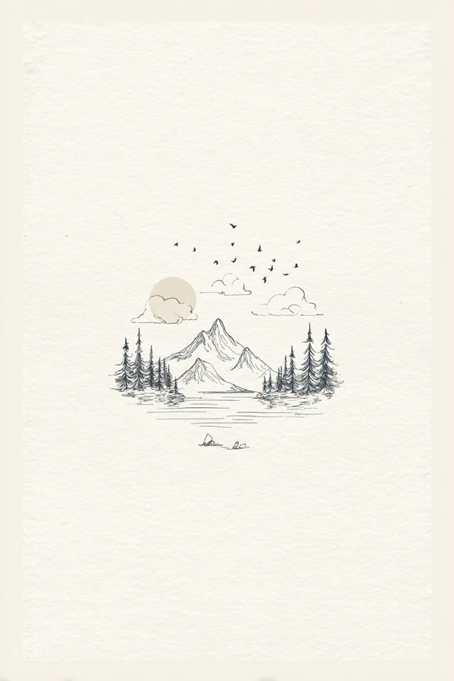 Minimalist Ink Sketches Collection - Image 2