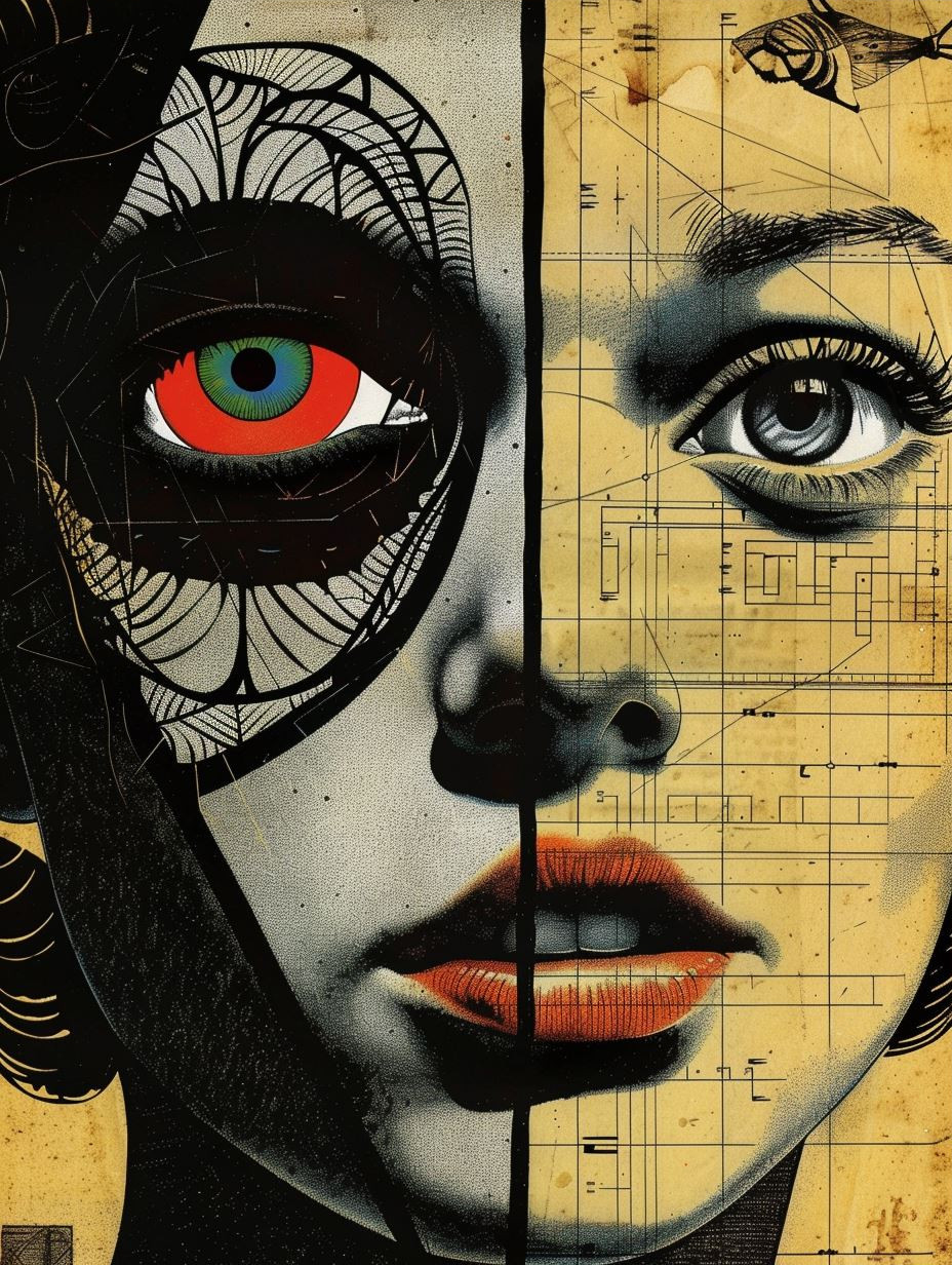 Neo-Noir Pop Art Collage - Image 3