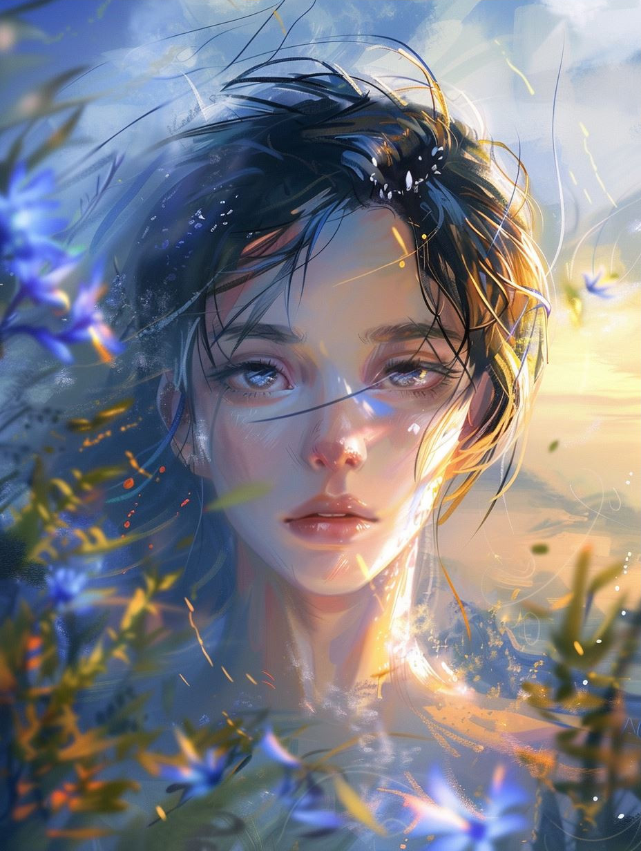 Celestial Ethereal Dream Portrait - Image 3