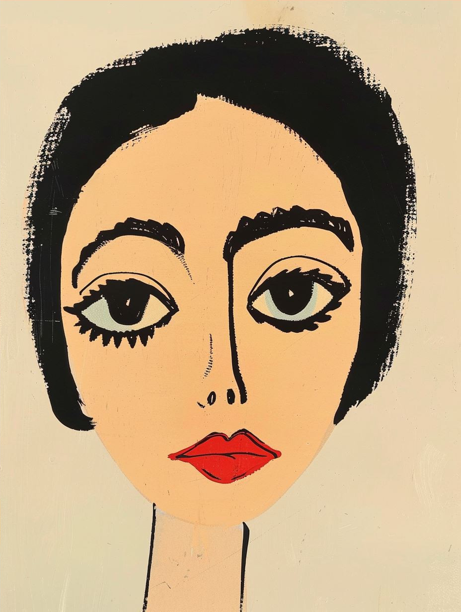 Modernist Portraits in Flat Color - Image 4