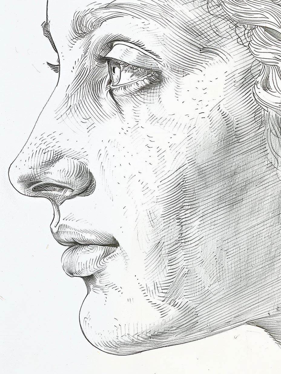Whispers of Graphite: A Portrait Study - Image 1