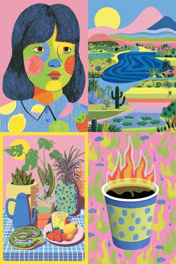 Chromatic Dream Portrait