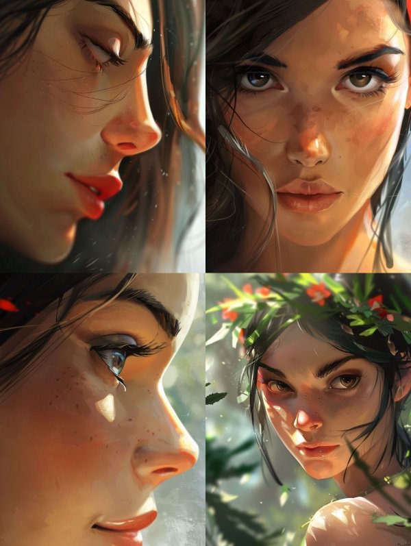 Ethereal Glow Soft Portrait