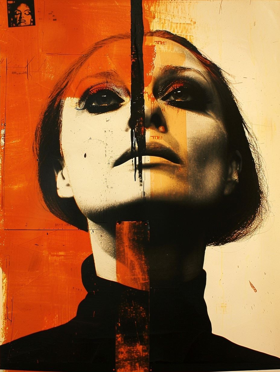 Crimson Glitch Portrait 2 - Image 2
