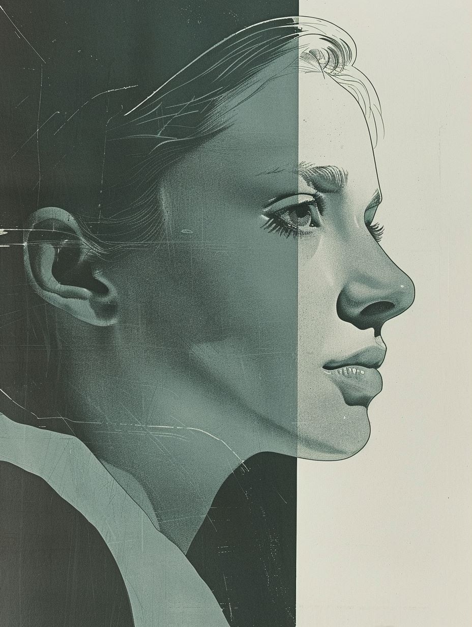 Noir Cinematic Portrait Study - Image 3