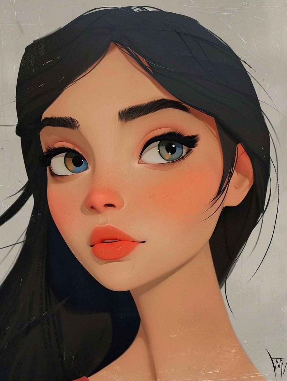 Soft Stylized Digital Portraiture - Image 1