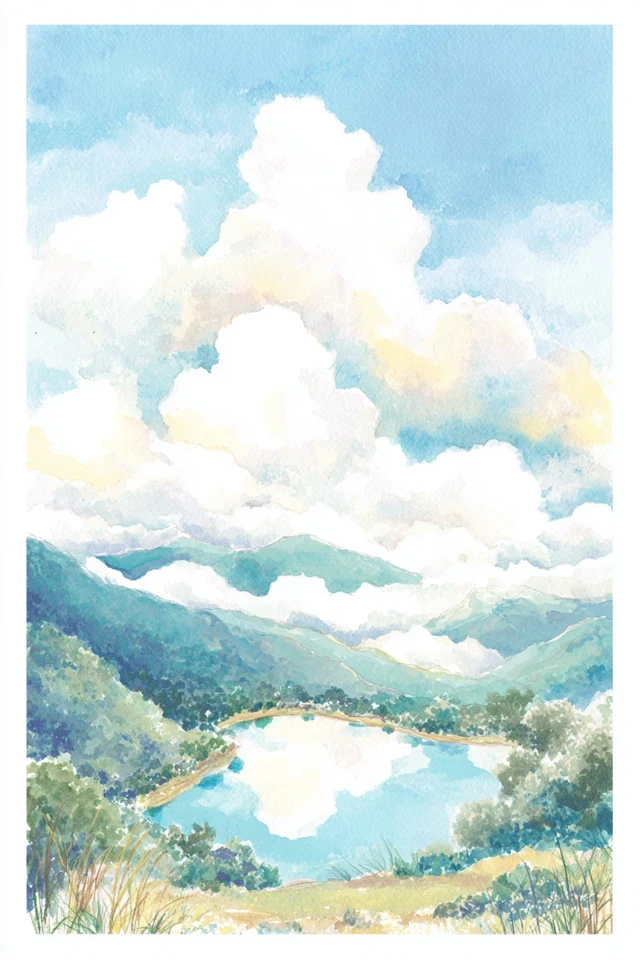 Soft Watercolor Muse - Image 2