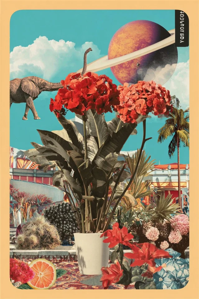Floral Dream Collage - Image 3