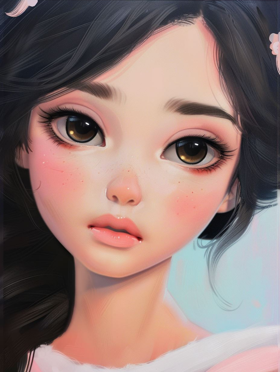 Dreamy Digital Portraits of Ethereal Girls - Image 3