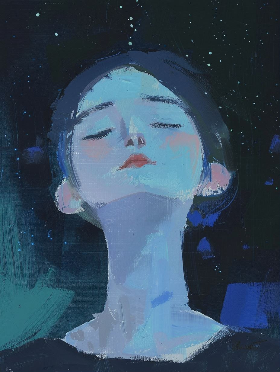 Ethereal Portraits in Cool Tones - Image 1