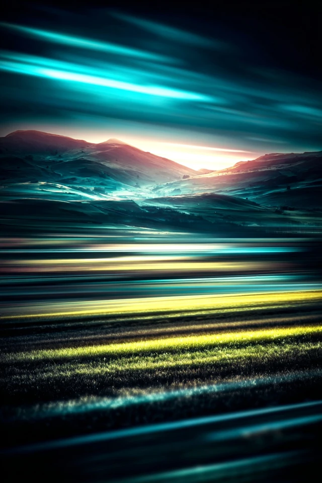 Neon Velocity Portrait - Image 2