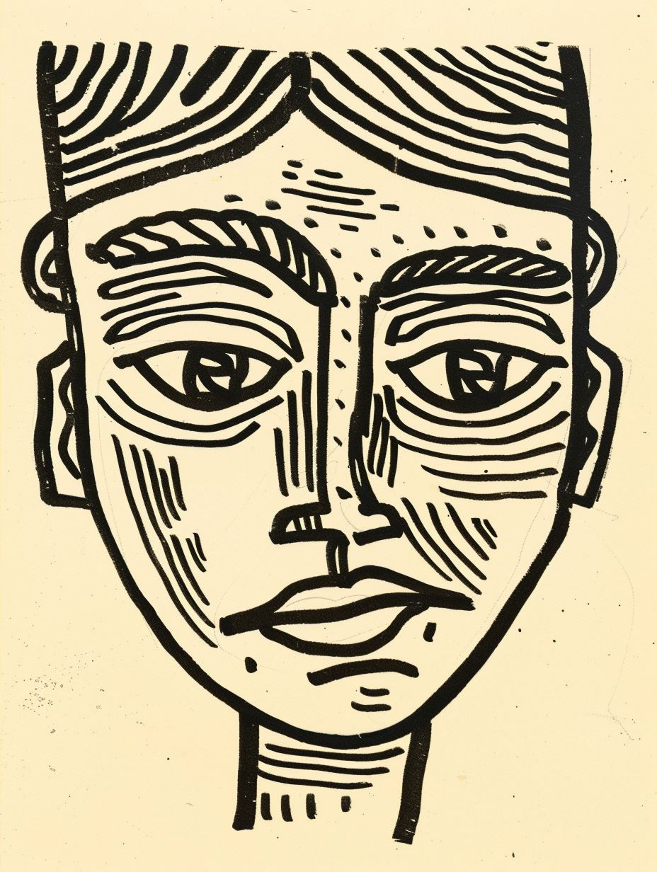 Abstract Expressionist Portrait Studies - Image 2