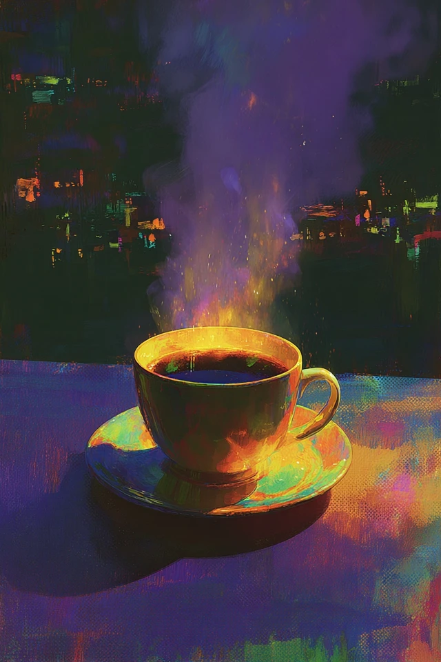 Vibrant Dreams in Neon Hues - Image 4