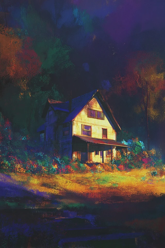 Vibrant Dreams in Neon Hues - Image 6