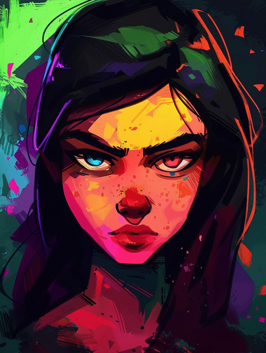 Neon Soul Portrait - Image 3