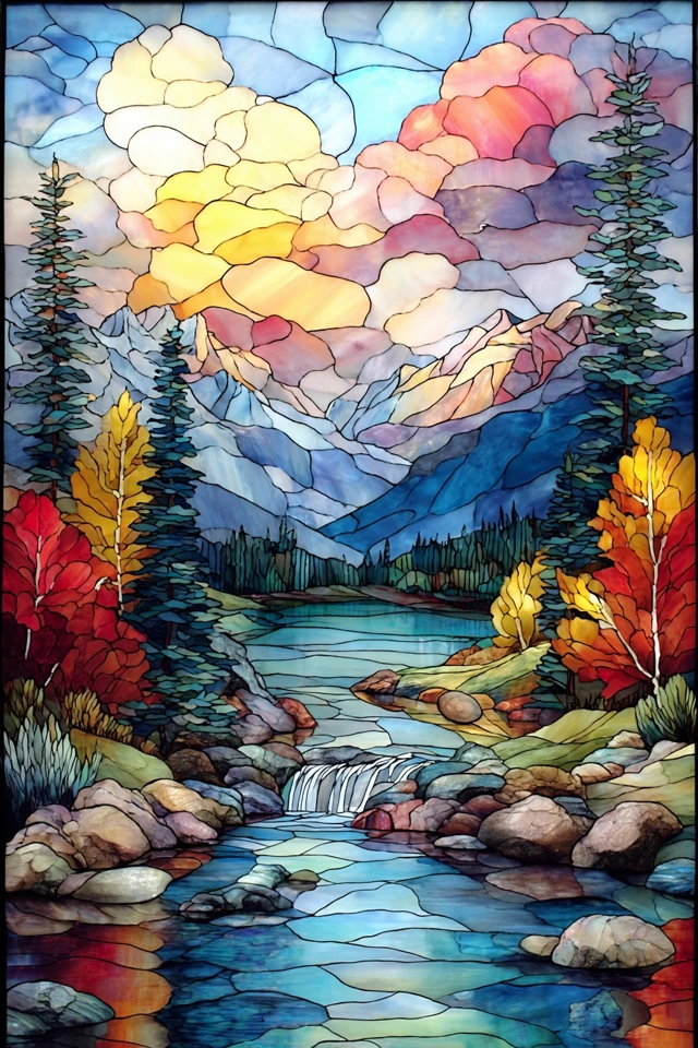 Vibrant Mosaic Visions - Image 2