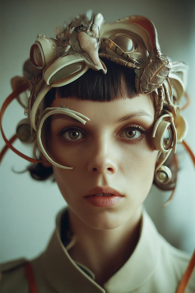 Organic Avant Garde Portrait - Image 1