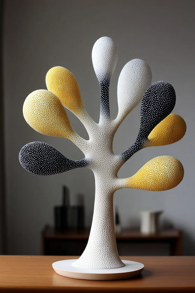 Beaded Geometric Surrealism - Image 5