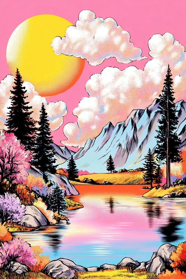 Retro Pop Art Surrealism Collage - Image 2