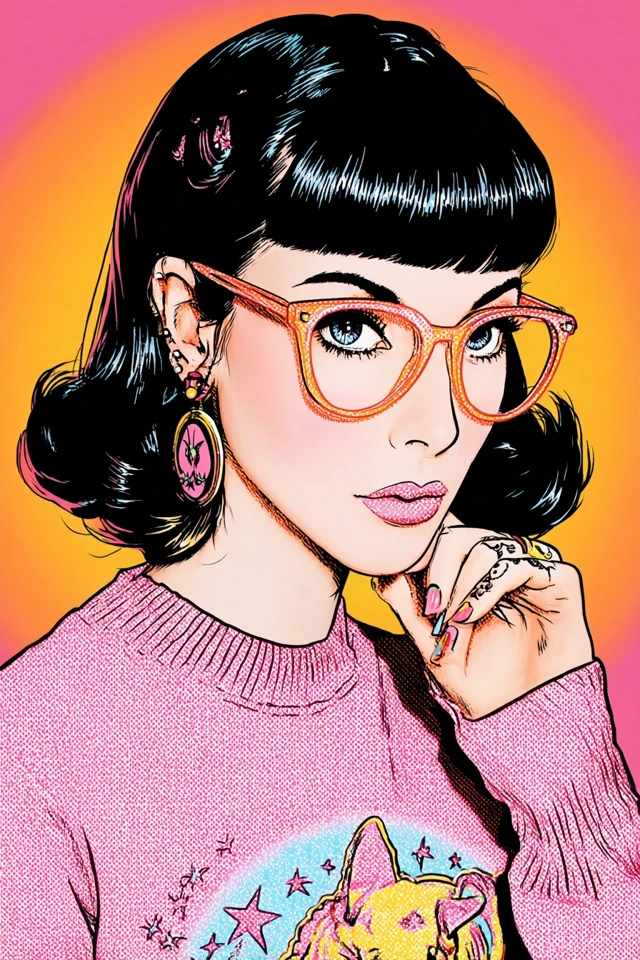 Retro Pop Art Surrealism Collage - Image 1