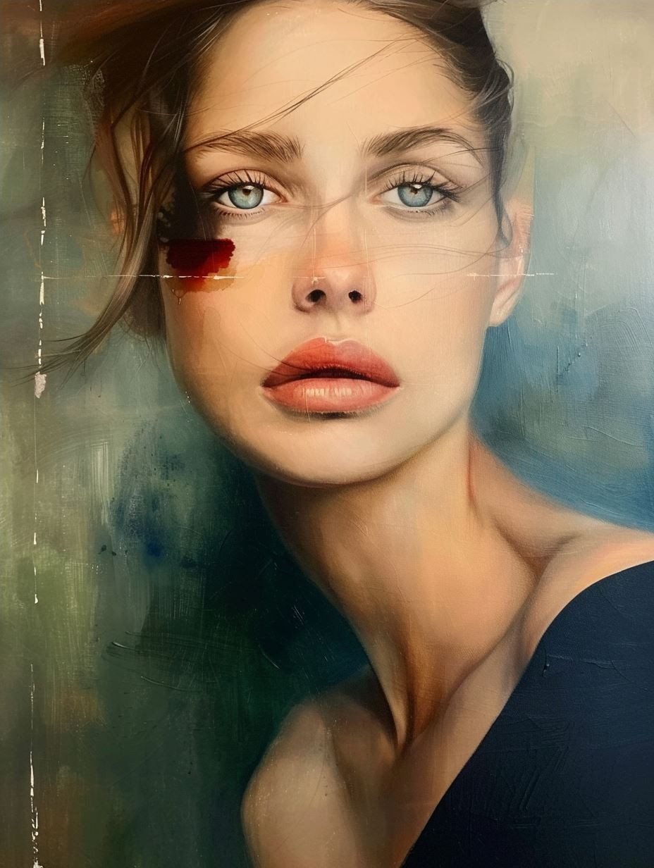Ethereal Gaze in Dark Velvet - Image 4