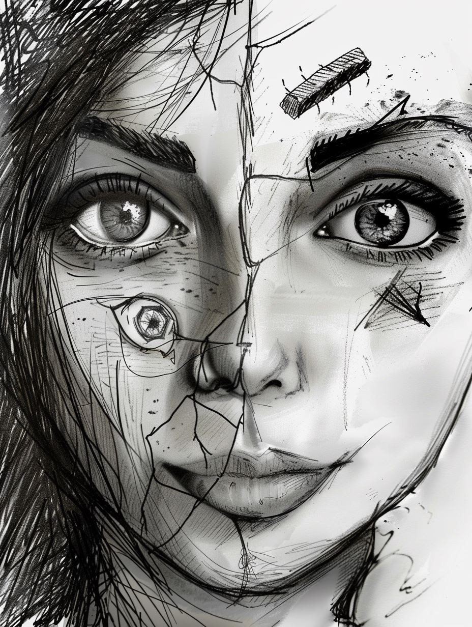 Emotional Graphite Portrait Studies - Image 2