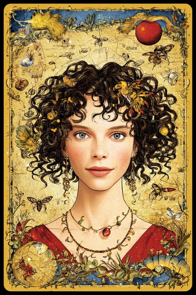 Botanical Renaissance Muse - Image 1