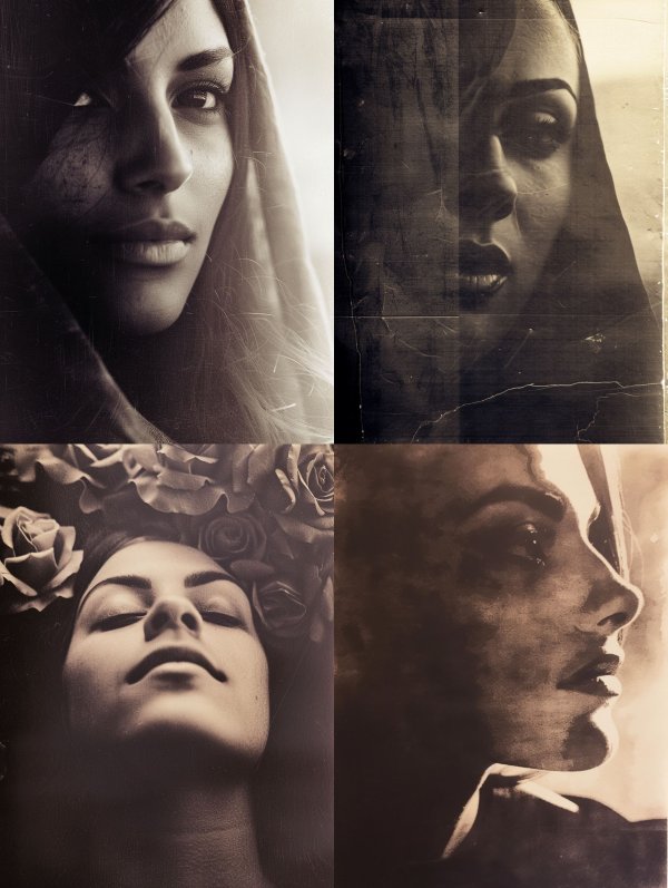 Ethereal Shadows and Vintage Grain
