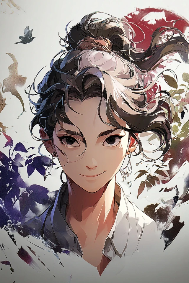 Ink Spirit Portrait - Image 1
