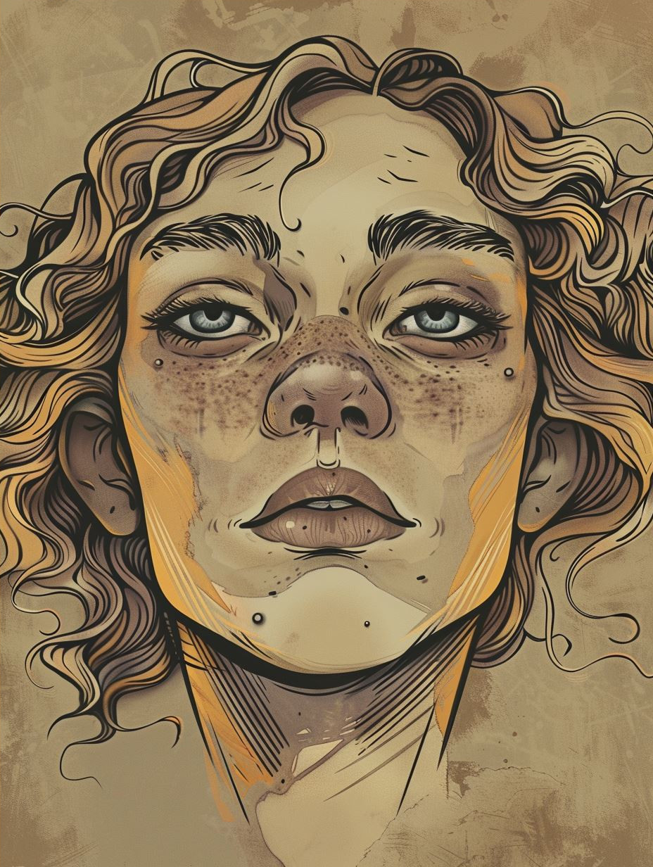 Rustic Earthy Portrait Study - Image 4