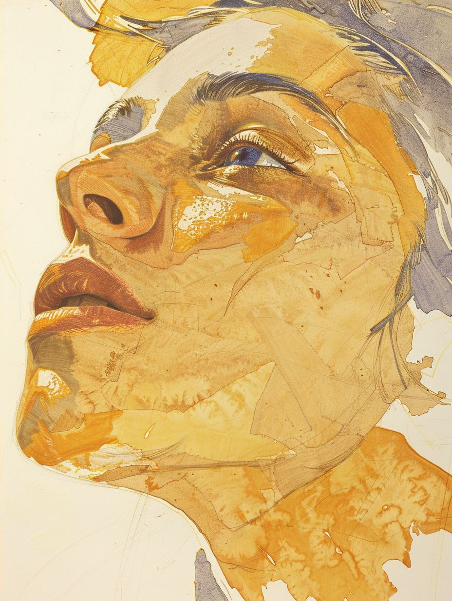 Abstract Golden Hour Portrait - Image 4