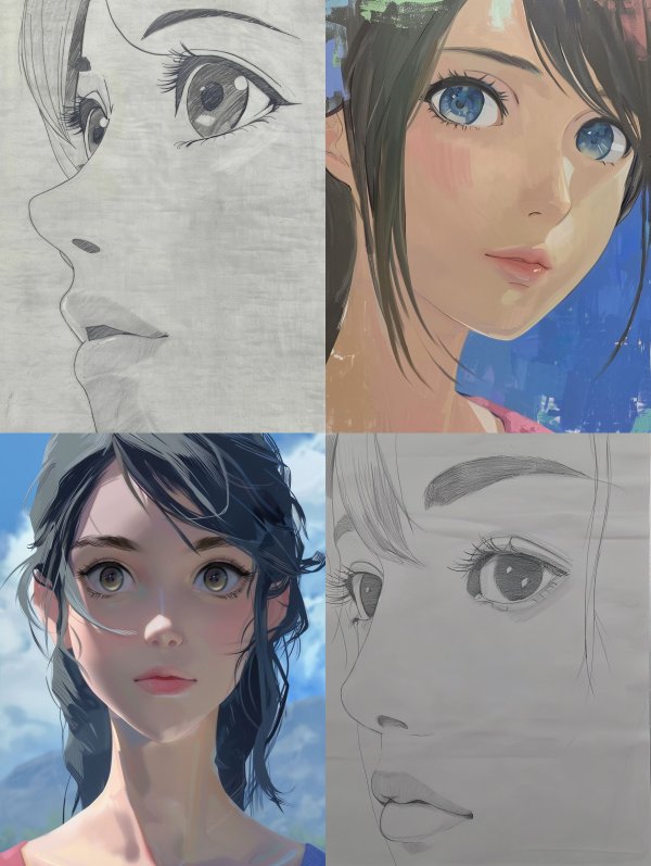 Anime Art Evolution: Sketch to Color