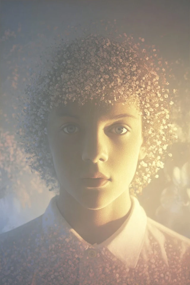 Floral Dream Portrait - Image 1