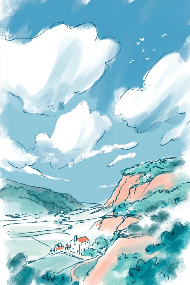 Ethereal Pastel Sketch - Image 2