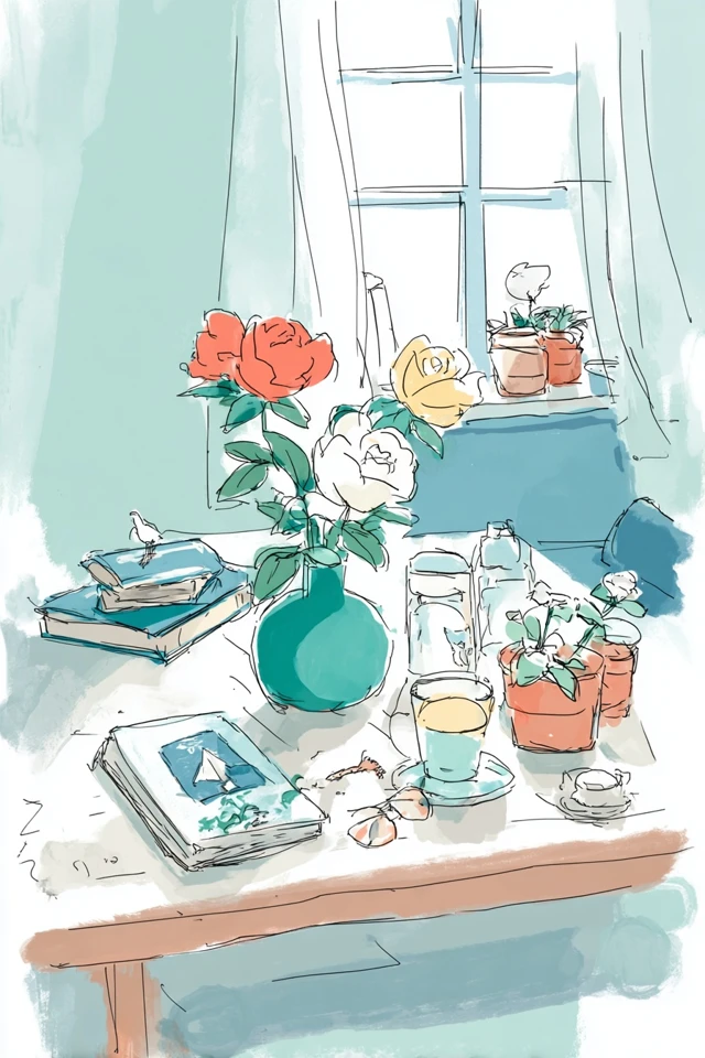 Ethereal Pastel Sketch - Image 3