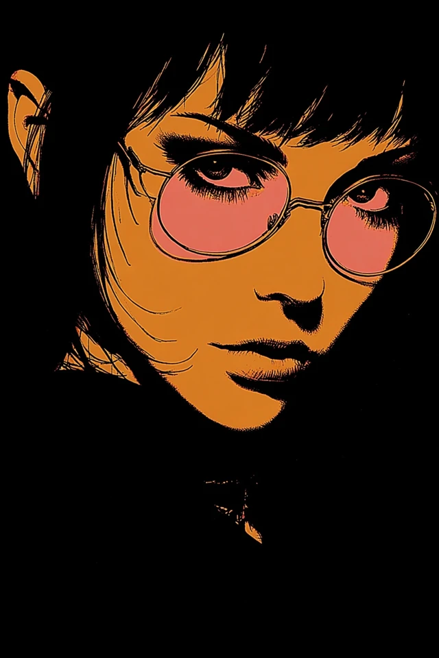 Amber Noir Gaze - Image 1