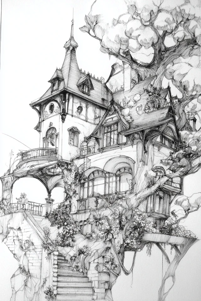 Intricate Graphite Dreams - Image 6
