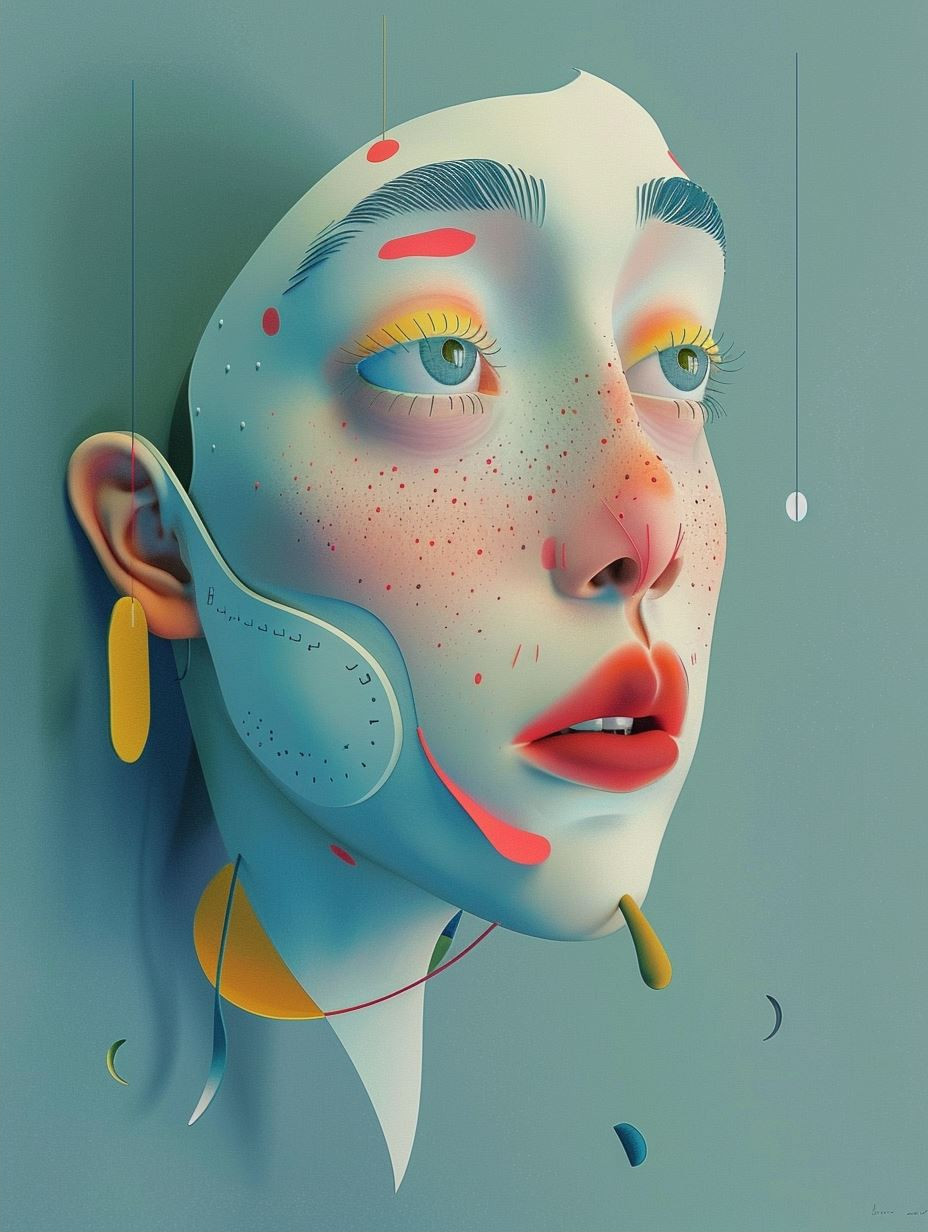 Fragmented Dreams of Modern Faces - Image 2