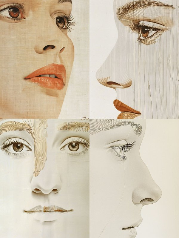 Ethereal Gaze in Soft Tones