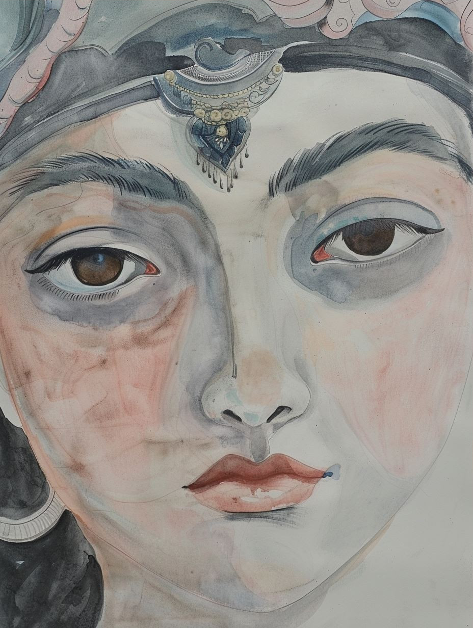 Whispers of the Soul Watercolor Portraits - Image 3