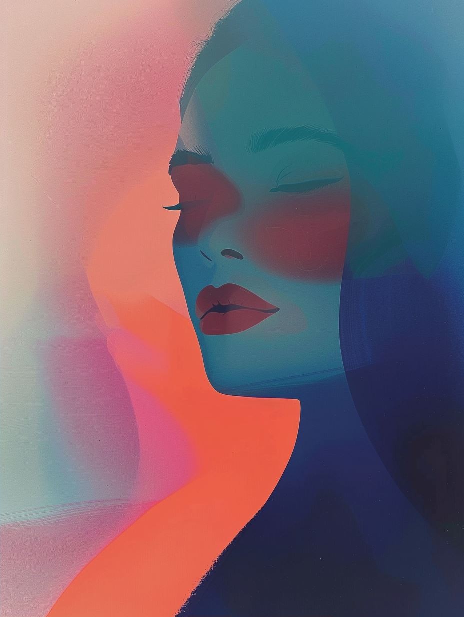 Ethereal Azure Silhouette - Image 2