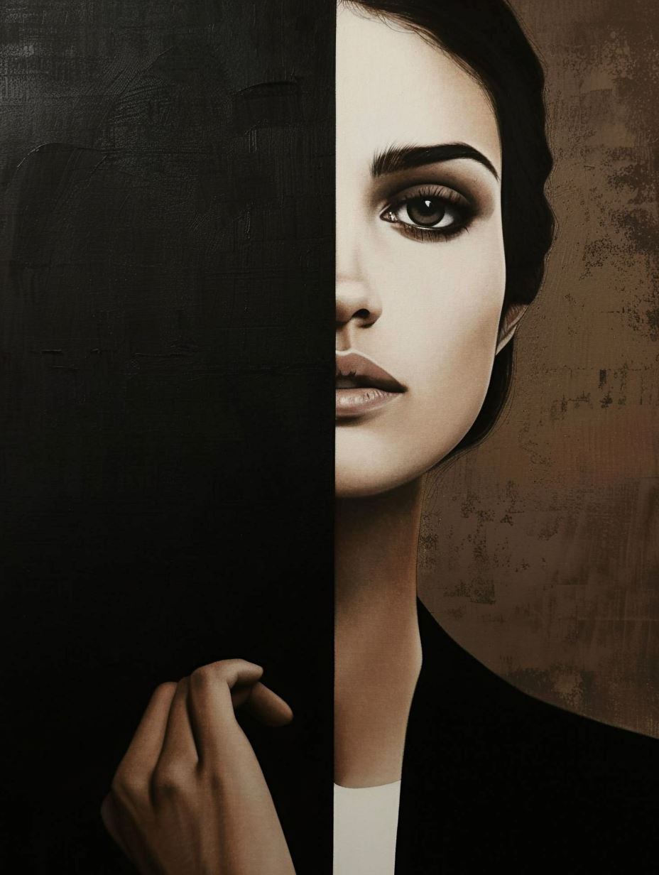 Dark Elegance Cinematic Portraiture - Image 4